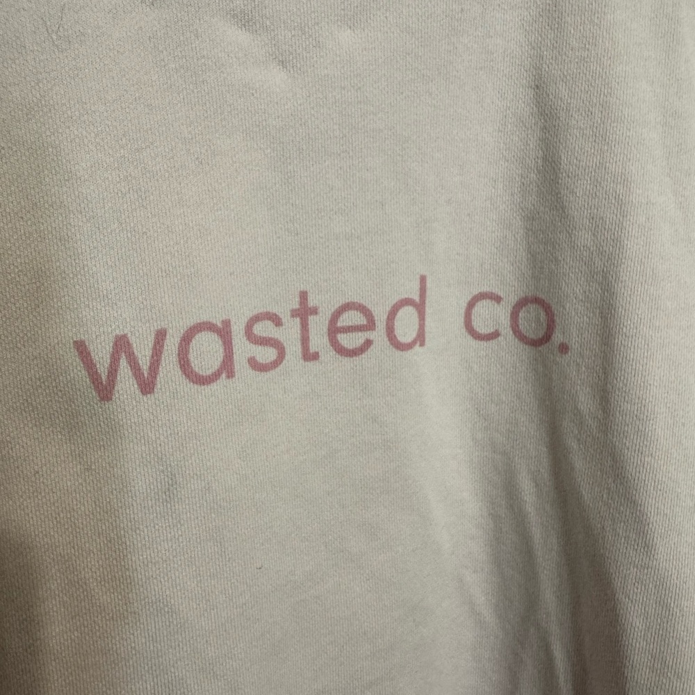 Wasted Co. Light Pink Crew Sweater
